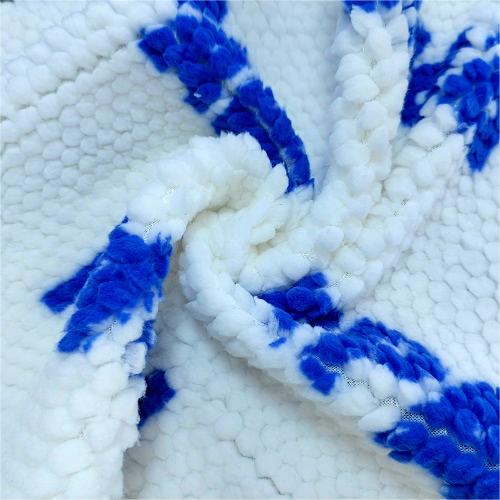 Țesătură Sherpa Jacquard 3D pentru pătură