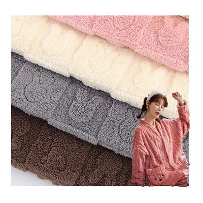 Țesătură 3D Jacquard Sherpa Fleece