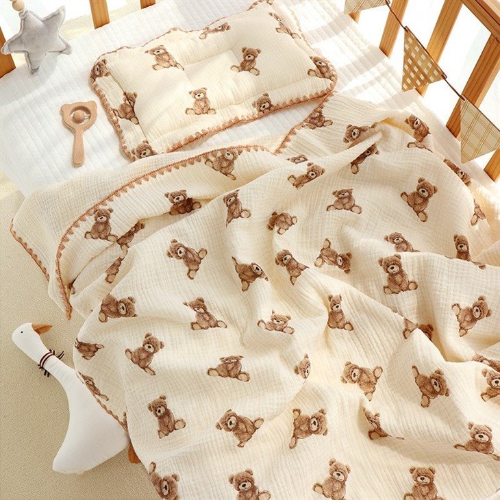Cotton Muslin Swaddle Blanket