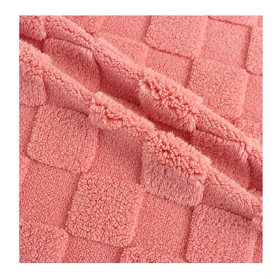 Țesătură Jacquard Lamb Sherpa Check