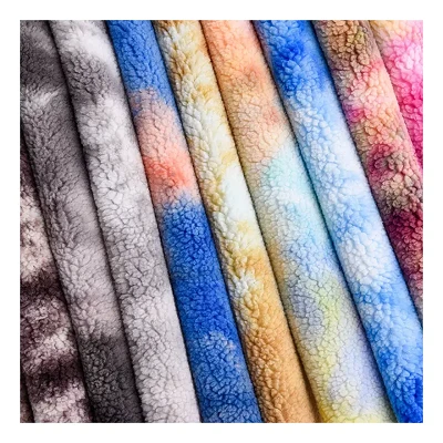 Colorat Tie-Dye Particle Cashemere SHERPA Fabric