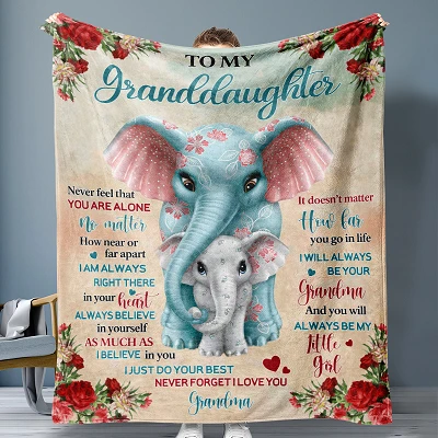 Pătură cu scrisori cu model personalizat