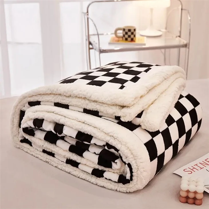 Customized Double Layer Sherpa Blanket