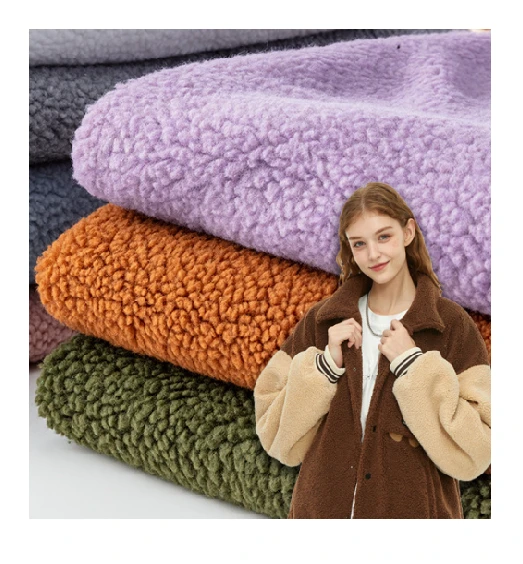 Țesătură Sherpa Jacquard Fuzzy, foarte caldă