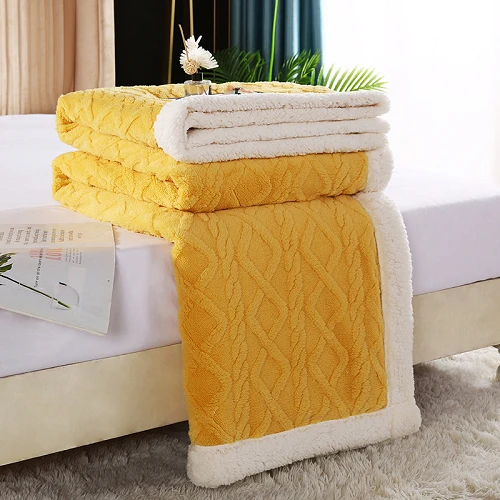 Pătură Jacquard Flannel Sherpa