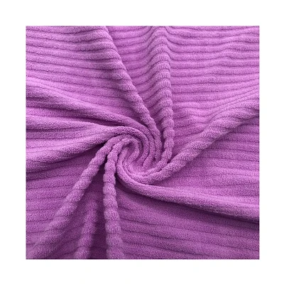 Costume de baie OEM Stripe Rib Fabric