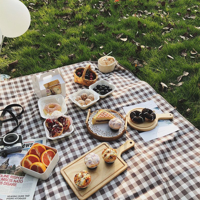 Pătură și saltea de picnic 100% acril