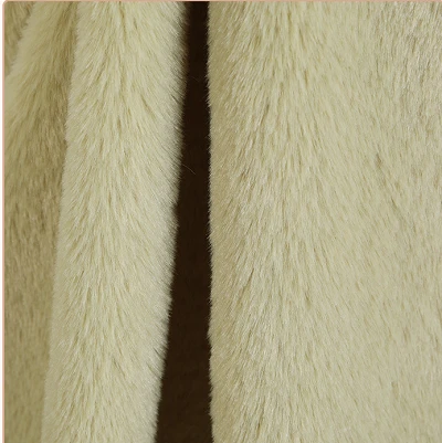 Skin-Friendly Faux Fur Fabric For Winter Garment