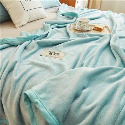 Coral polar fleece groasă pătură de aruncare