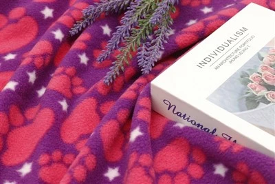 Țesătură Polar Fleece Print pentru câini