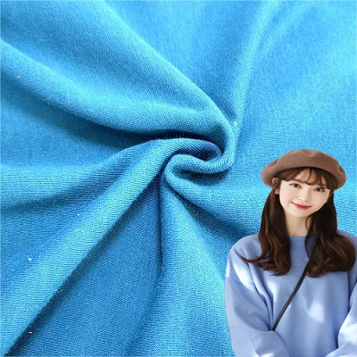 Lână Terry periată tricot solid