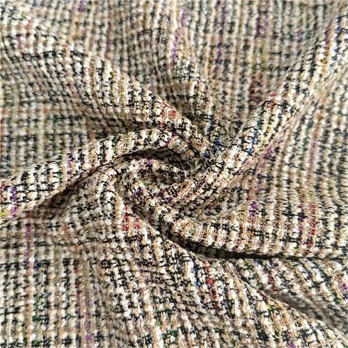 Țesătură jacquard vopsită cu fire elastice