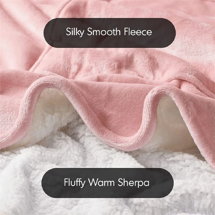 China 	Velvet Sherpa Blanket
