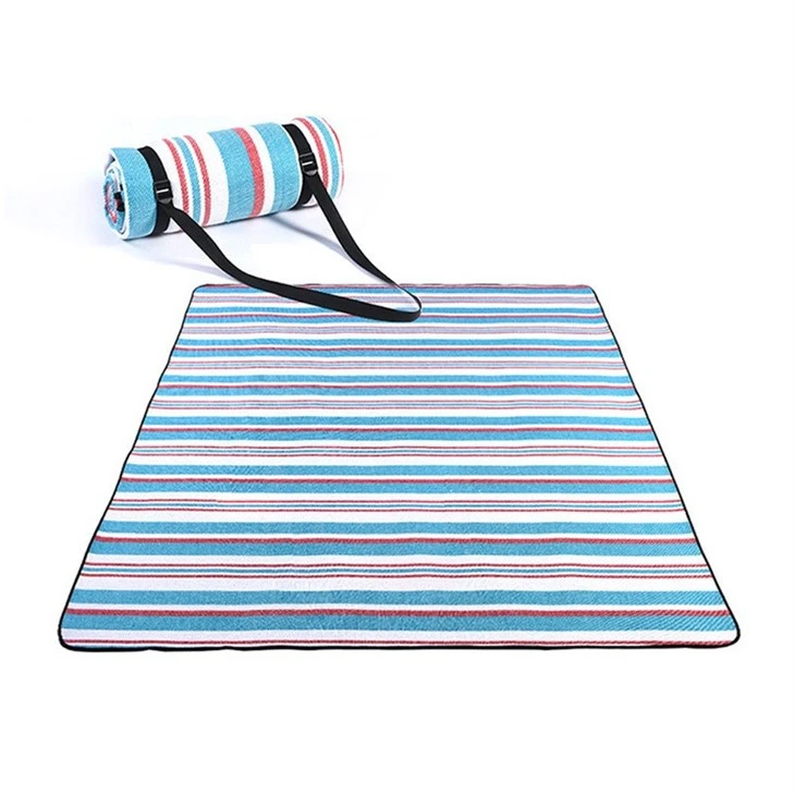 blue picnic blanket