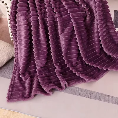 Jacquard Coral Blanket