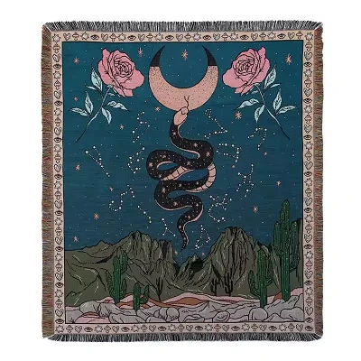 Pătură cu ciucuri pentru decorarea camerei